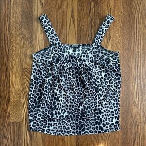 Express Sleeveless Leopard Tank